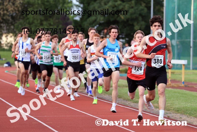 3000 metres, 2026 NEGP 2, Monkton Stadium, Wednesday, May 27th. Photo: David T. Hewitson/Sports for All Pics